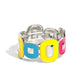 Paparazzi Accessories: Painted Pairing - Yellow Bracelet