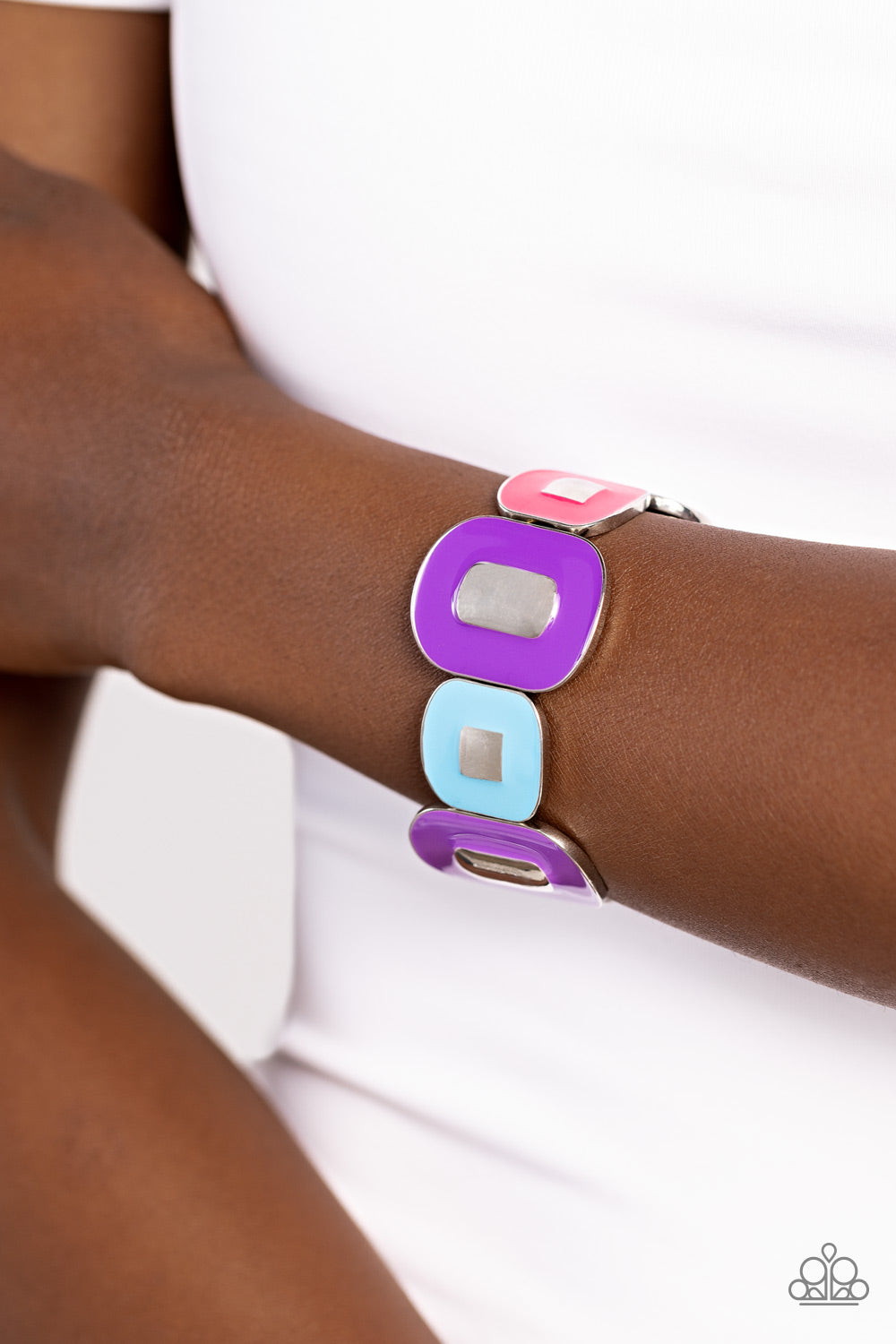 Paparazzi Accessories: Painted Pairing - Purple Bracelet