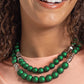 Paparazzi Accessories: Shopaholic Season - Green Necklace