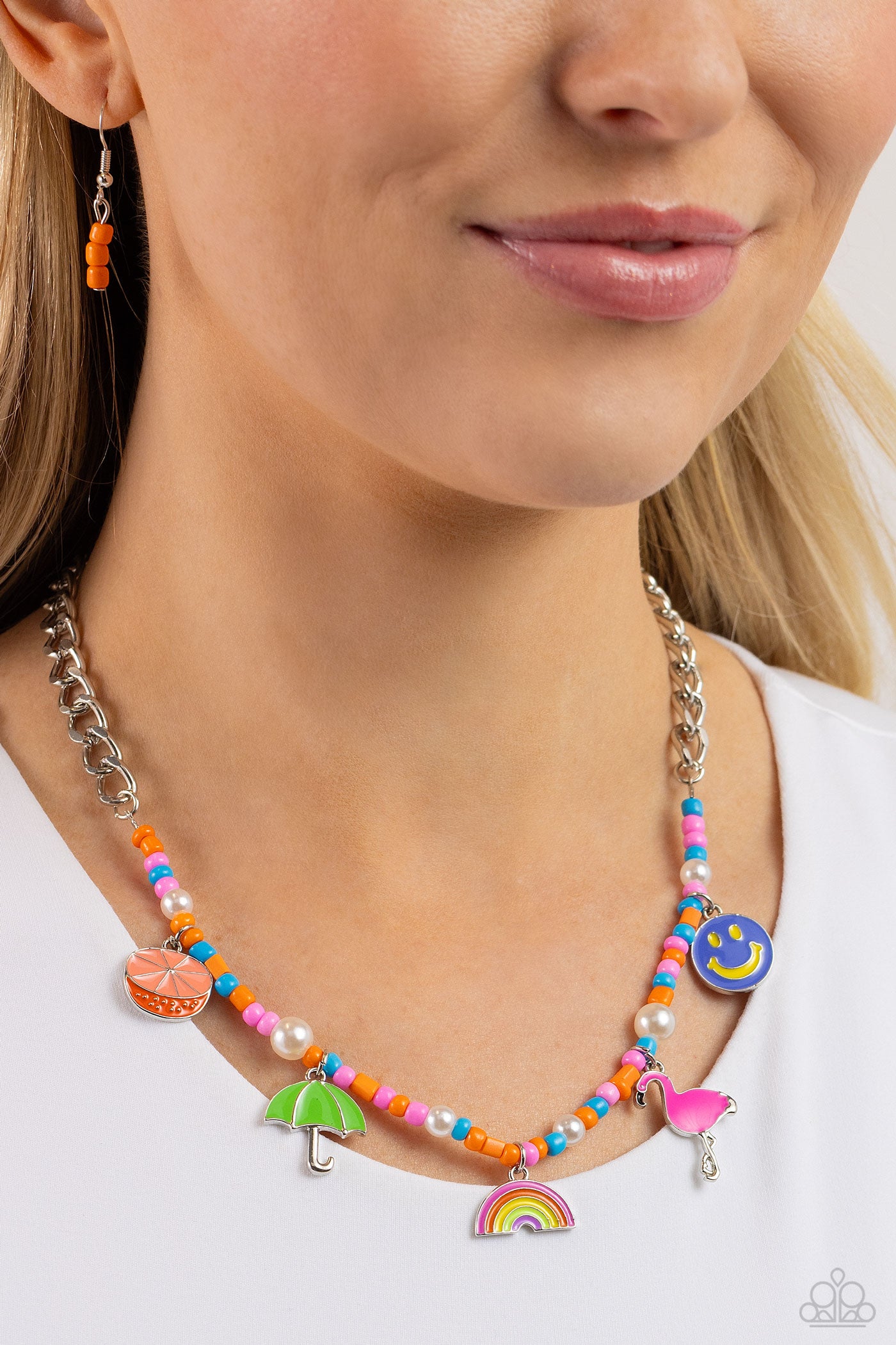 Paparazzi Accessories: Summer Sentiment - Orange Necklace