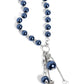 Paparazzi Accessories: White Collar Welcome - Blue Necklace