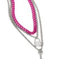 Paparazzi Accessories: Locked Labor - Pink Necklace