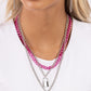 Paparazzi Accessories: Locked Labor - Pink Necklace