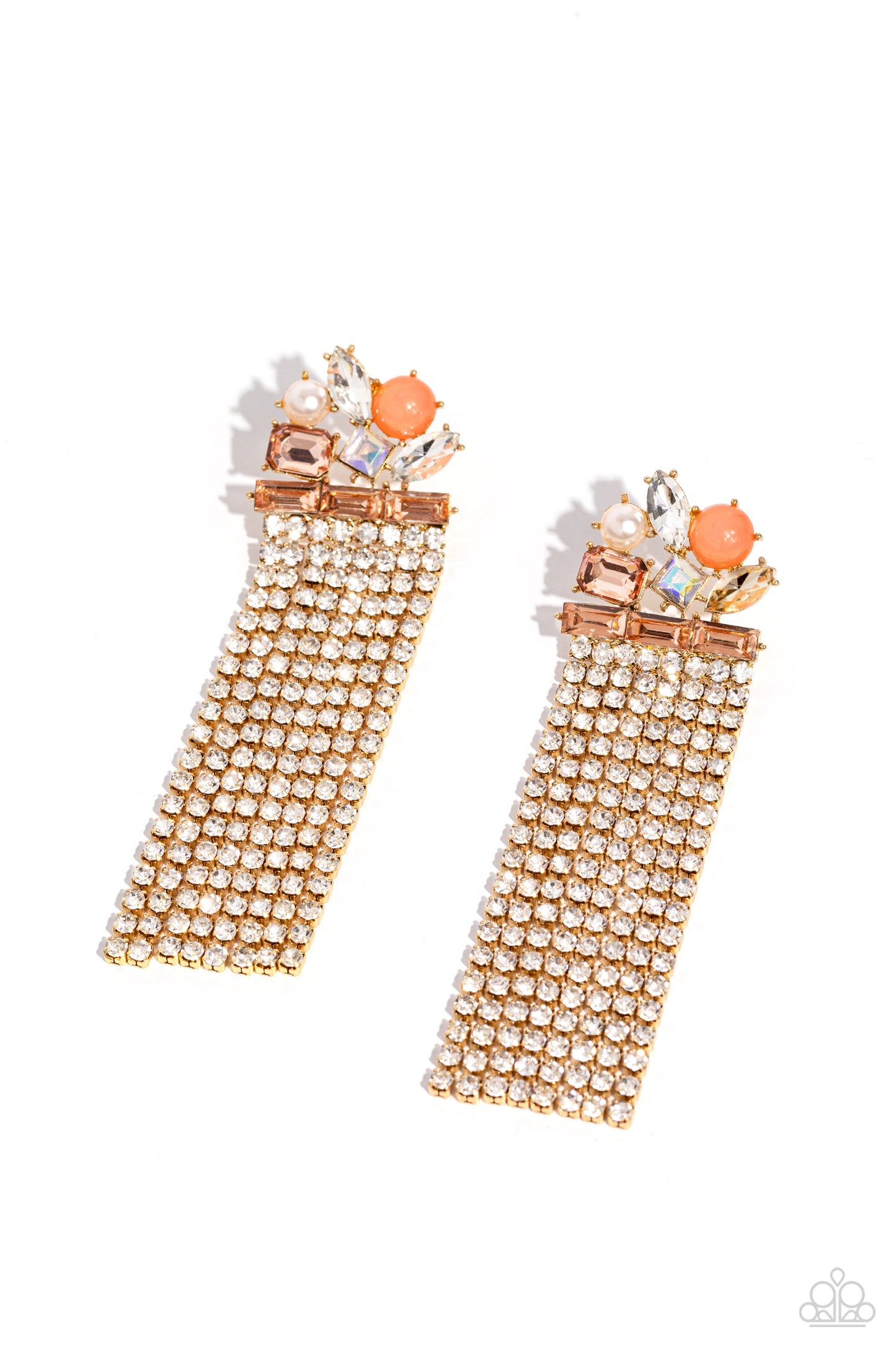 Paparazzi Accessories: Horizontal Hallmark - Gold Earrings