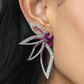 Paparazzi Accessories: Twinkling Tulip - Pink Earrings
