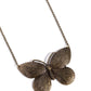 Paparazzi Accessories: DRAWN to the Wind - Brass Necklace