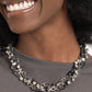 Paparazzi Accessories: Totally Two-Toned - Silver Necklace