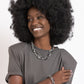 Paparazzi Accessories: Totally Two-Toned - Silver Necklace