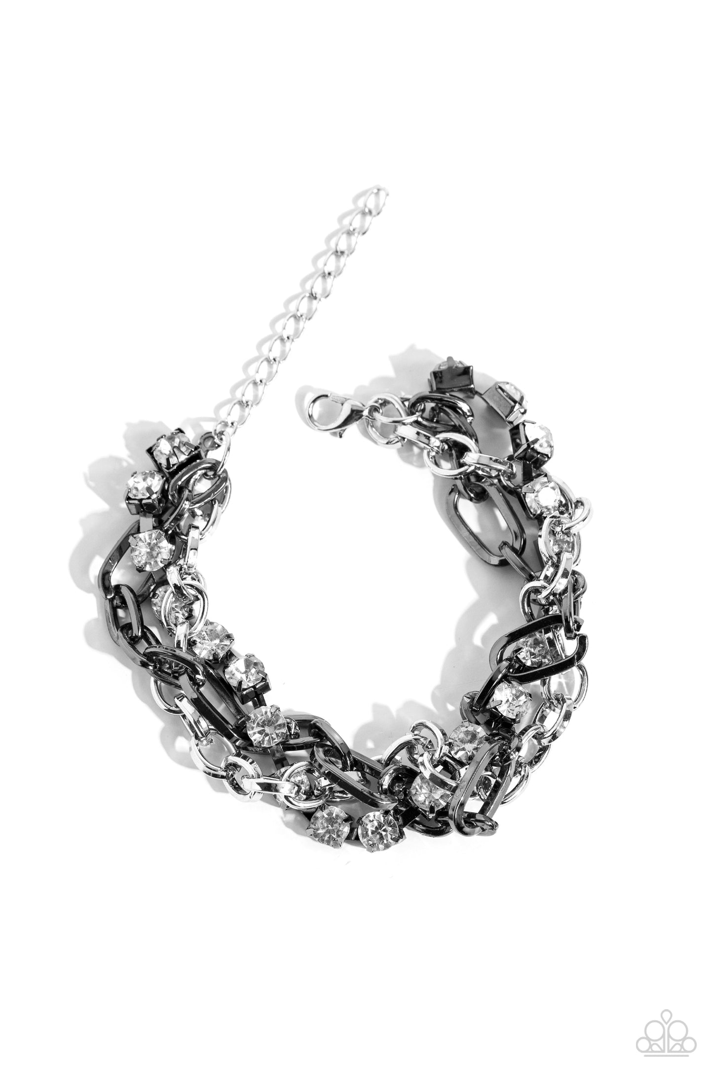 Paparazzi Accessories: Two-Tone Taste - Silver Bracelet