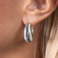 P2RE-MTXX-226XX: Textured Tenure - Silver Earrings