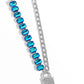 Paparazzi Accessories: LOCK and Roll - Blue Necklace