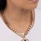 Paparazzi Accessories: Ardent Affection - Gold Necklace