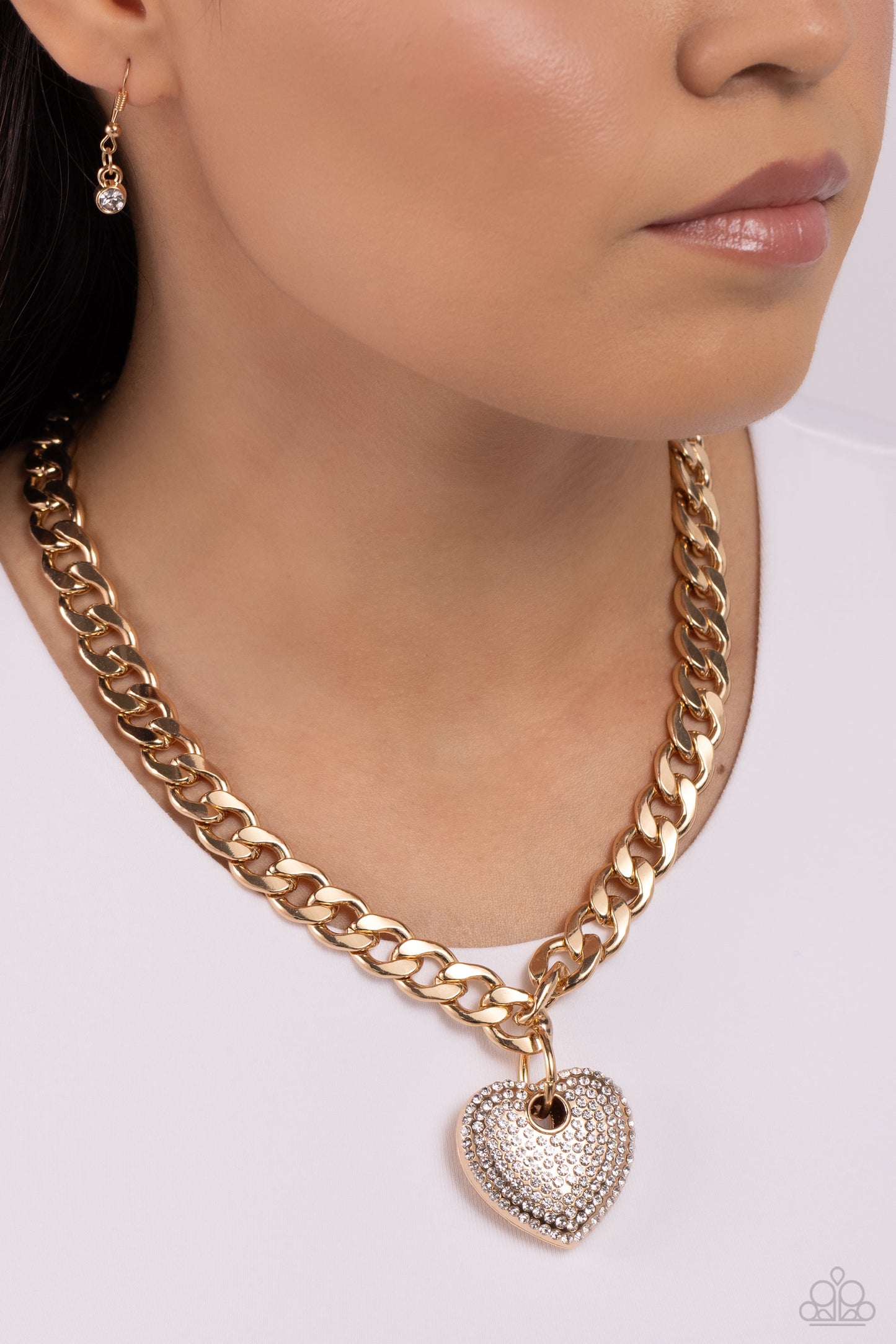 Paparazzi Accessories: Ardent Affection - Gold Necklace