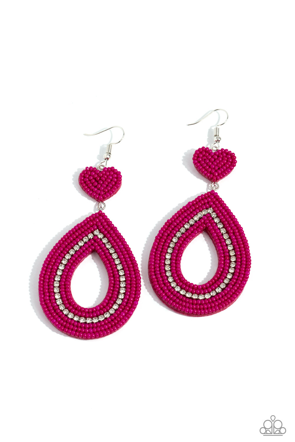 Paparazzi Accessories: Now SEED Here - Pink Earrings