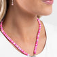 Paparazzi Accessories: Clearly Carabiner - Pink Necklace
