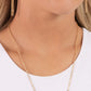 Paparazzi Accessories: Truth Trinket - Gold Necklace