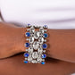 Paparazzi Accessories: Hammered Headliner - Blue Bracelet