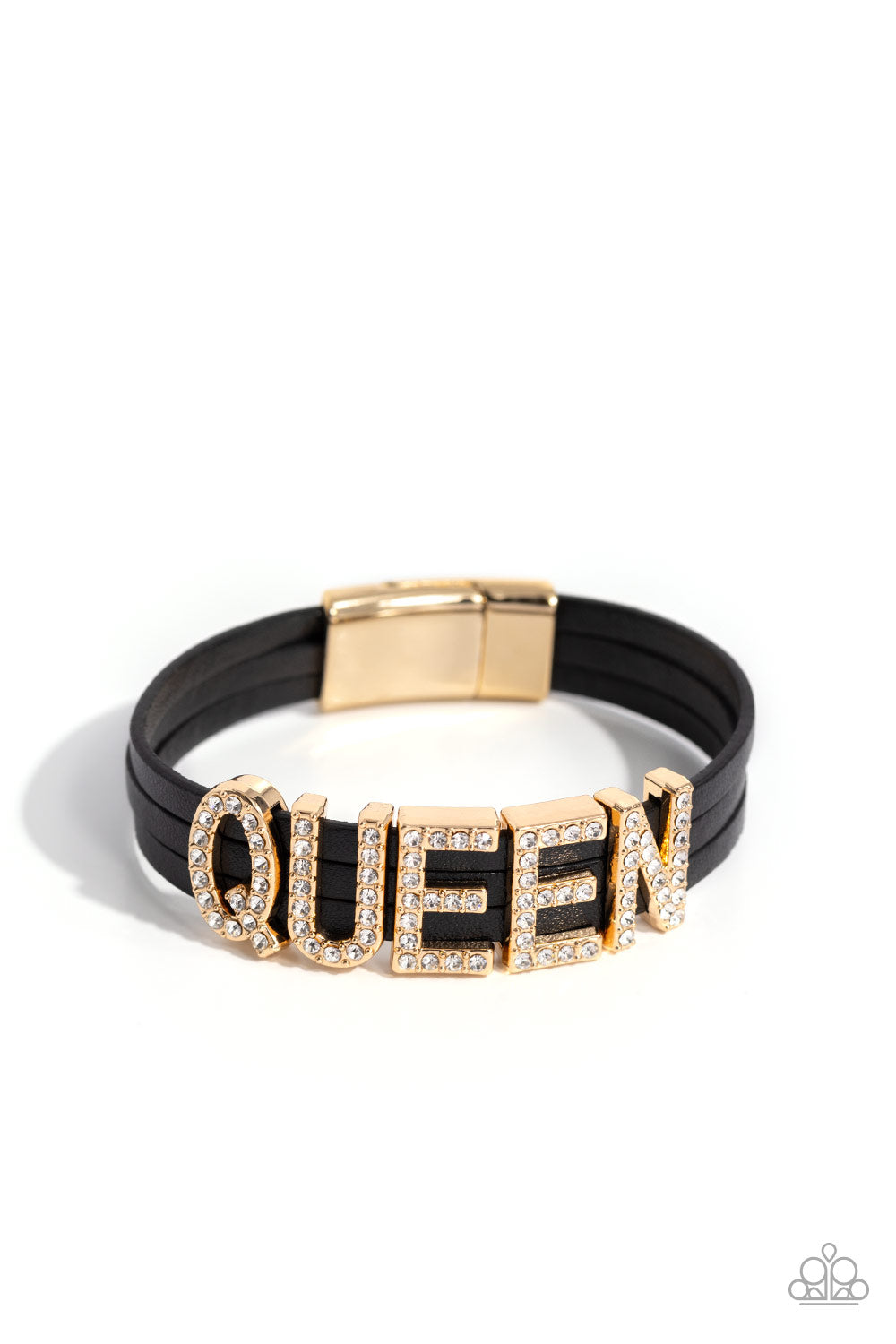 Paparazzi Accessories: Queen of My Life - Gold Bracelet