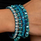 Paparazzi Accessories: Punk Pattern - Blue Bracelet