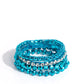 Paparazzi Accessories: Punk Pattern - Blue Bracelet