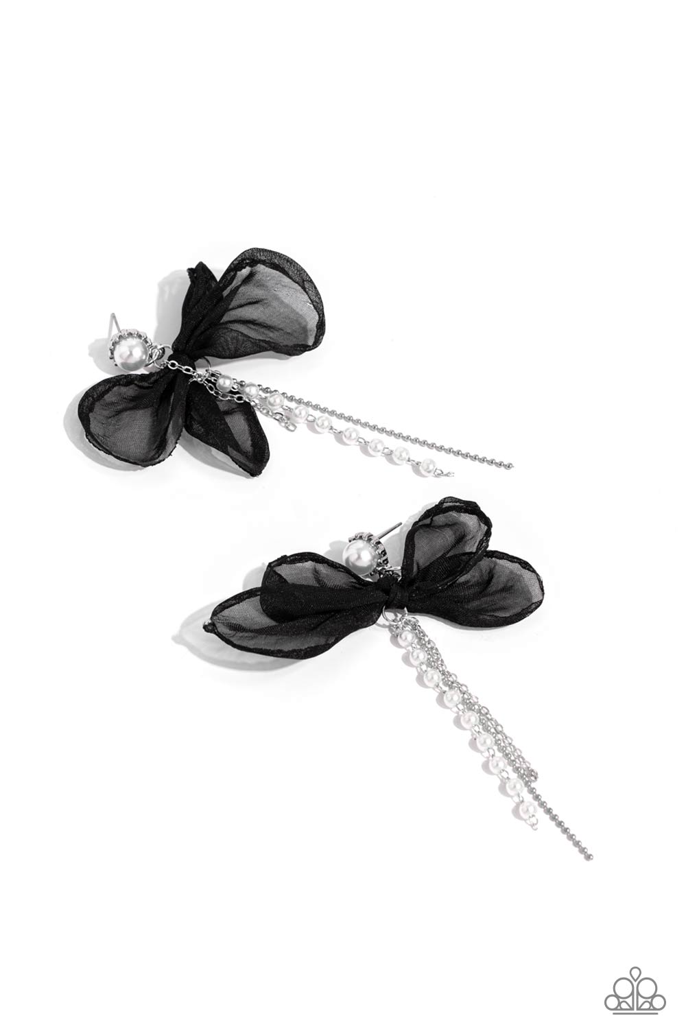 Paparazzi Accessories: High-Class Heiress - Black Earrings