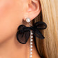 Paparazzi Accessories: High-Class Heiress - Black Earrings