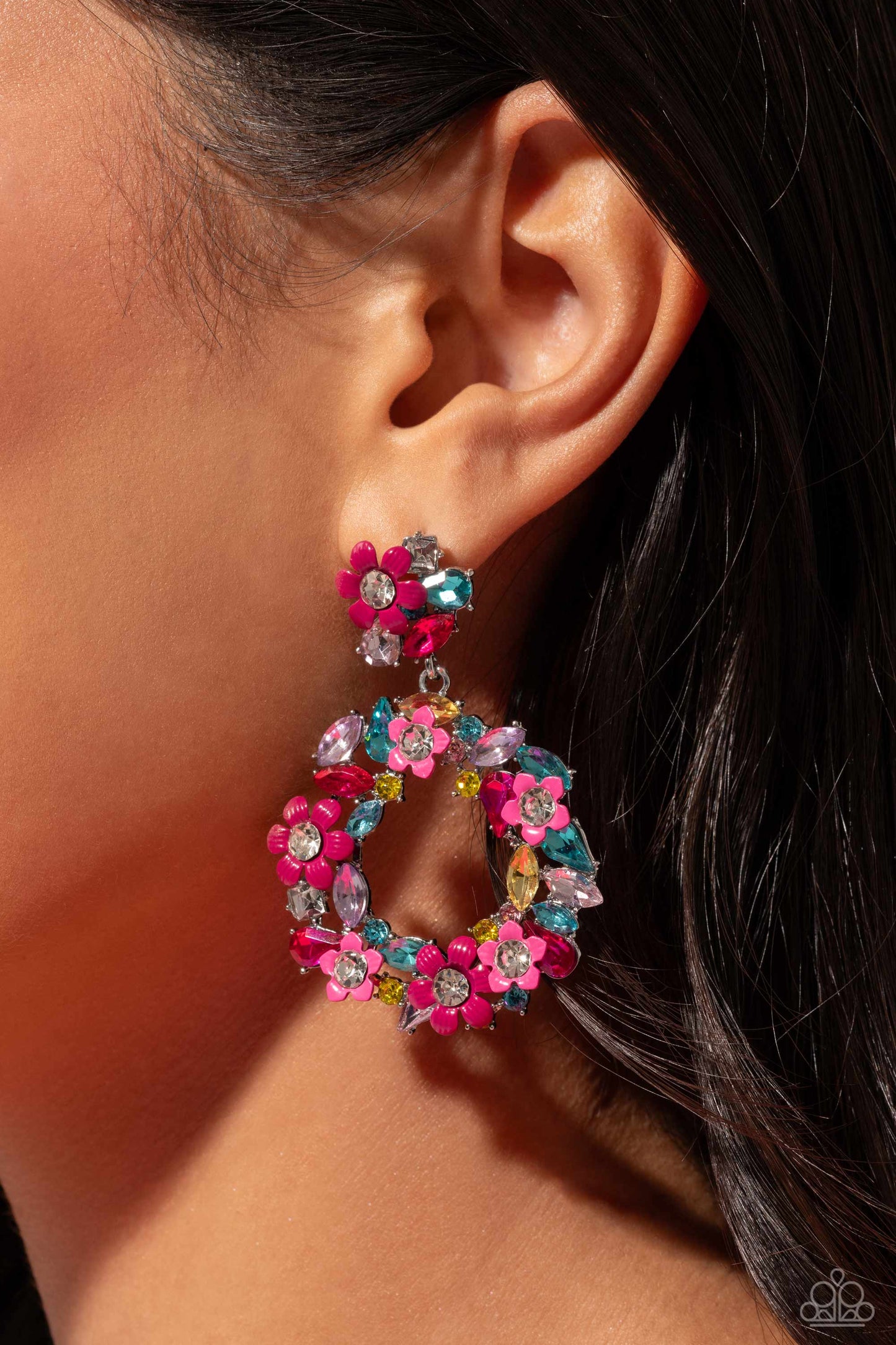 Paparazzi Accessories: Wreathed in Wildflowers - Multi Earrings