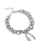 Paparazzi Accessories: Watch the LOCK - Silver Bracelet