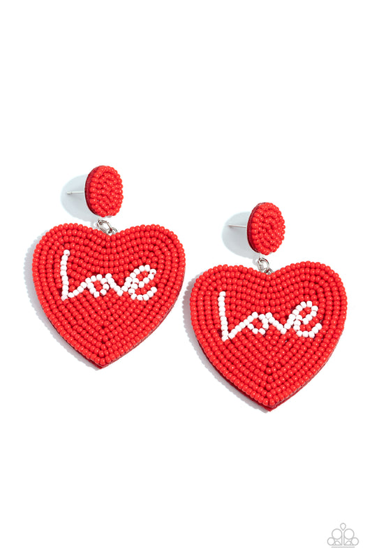 Paparazzi Accessories: Sweet Seeds - Red Earrings