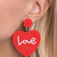 Paparazzi Accessories: Sweet Seeds - Red Earrings