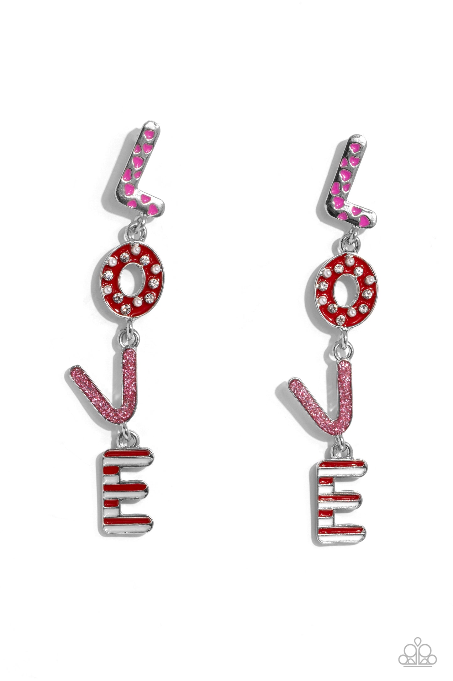 Paparazzi Accessories: Admirable Assortment - Pink Earrings