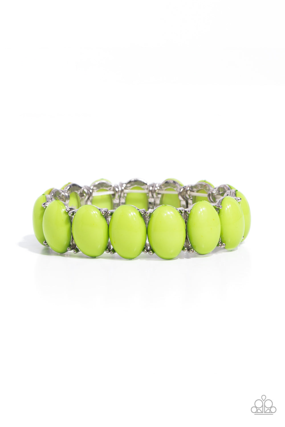 Paparazzi Accessories: Starting OVAL - Green Bracelet