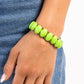 Paparazzi Accessories: Starting OVAL - Green Bracelet