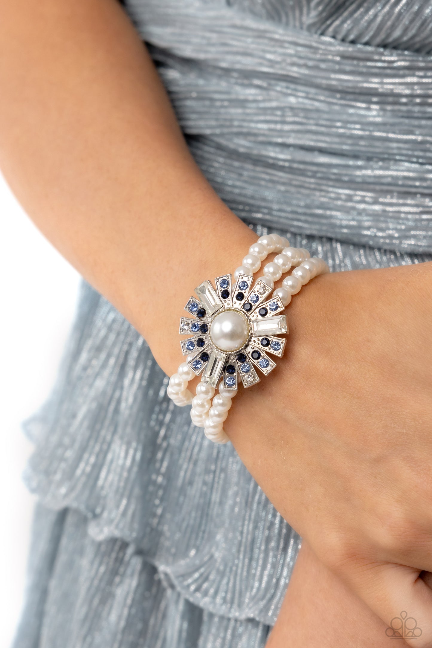 Paparazzi Accessories: Gifted Gatsby - Blue Bracelet