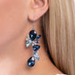 Paparazzi Accessories: Fancy Flaunter - Blue Earrings