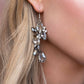 Paparazzi Accessories: Fancy Flaunter - Silver Earrings
