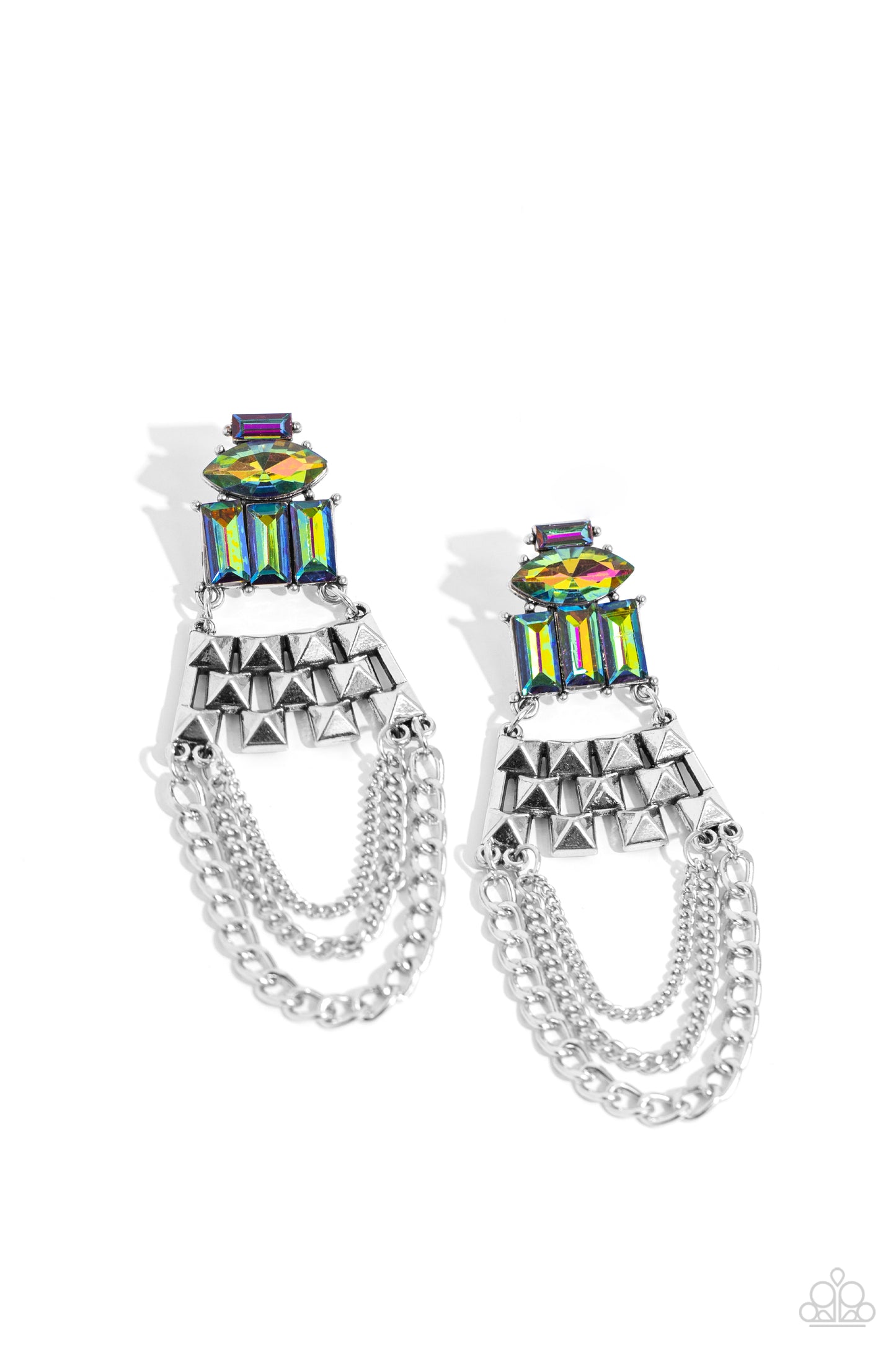 Paparazzi Accessories: Dangling Art Deco - Multi Earrings