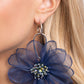 Paparazzi Accessories: Cosmopolitan Chiffon - Blue Earrings