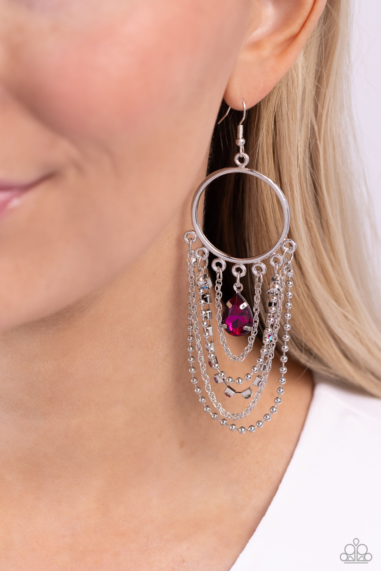 Paparazzi Accessories: Cascading Clash - Multi Earrings