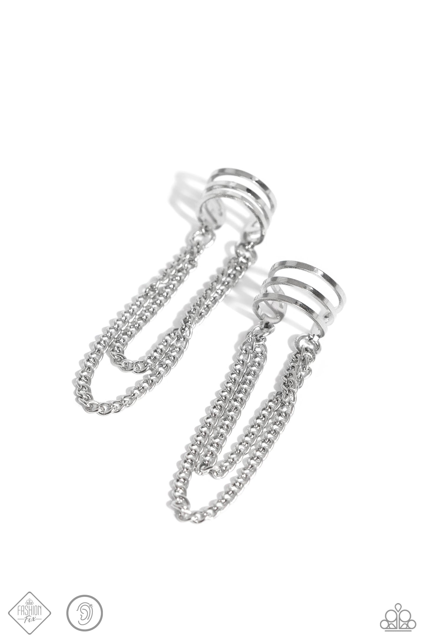 Paparazzi Accessories: Unlocked Perfection - Silver Earrings