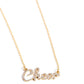 Paparazzi Accessories: Cheer Squad - Gold Necklace