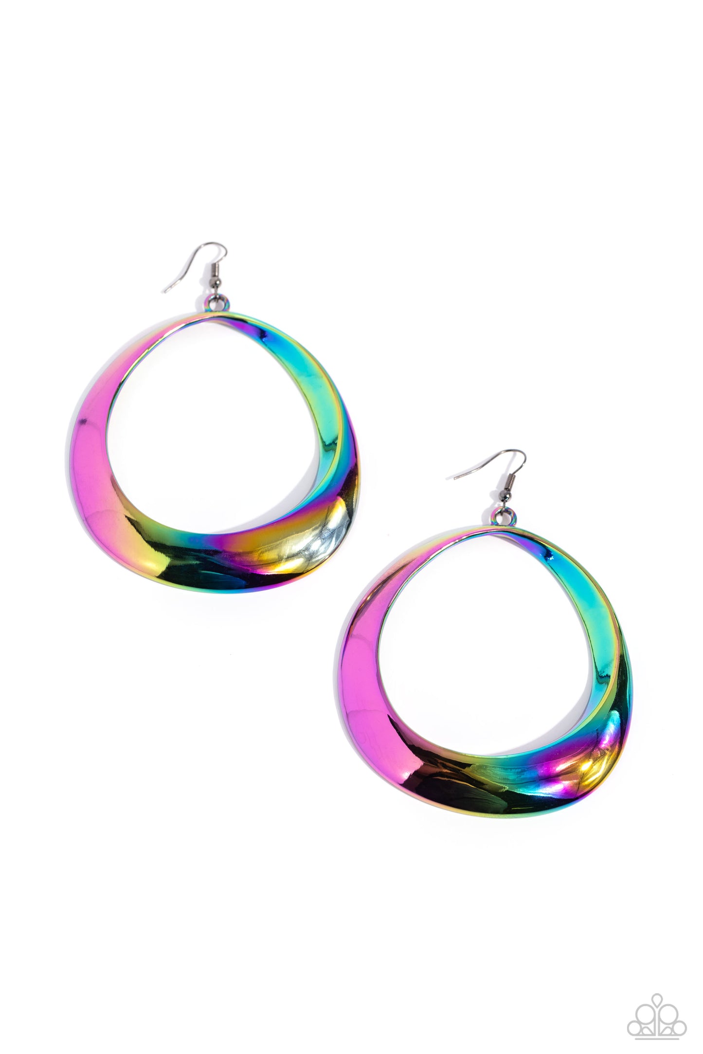 Paparazzi Accessories: Asymmetrical Action - Multi Earrings