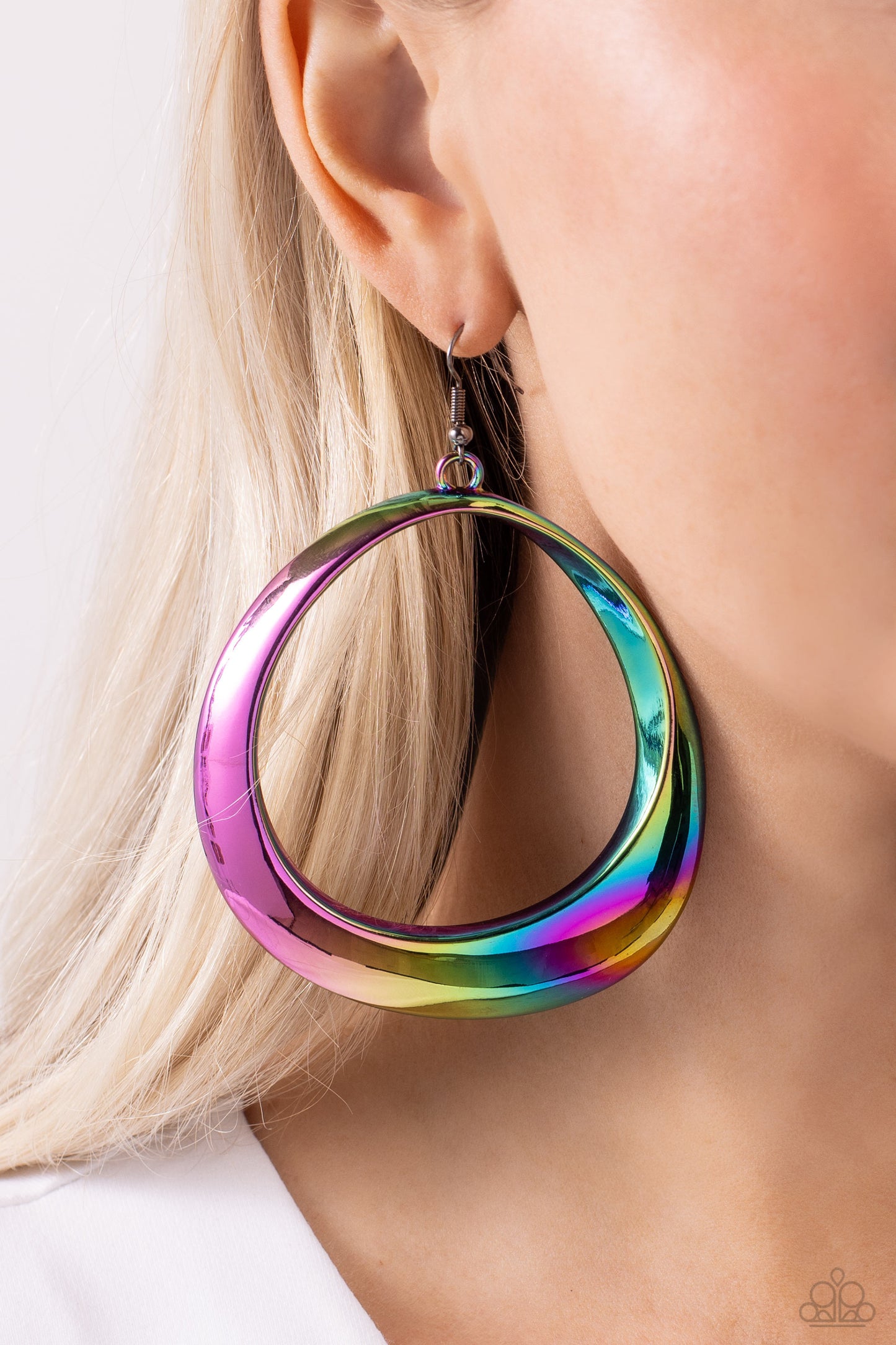 Paparazzi Accessories: Asymmetrical Action - Multi Earrings