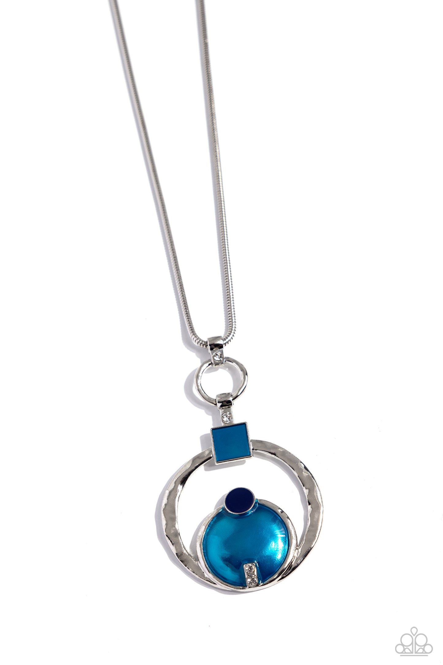 Paparazzi Accessories: Tastefully Transparent - Blue Necklace