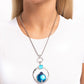 Paparazzi Accessories: Tastefully Transparent - Blue Necklace