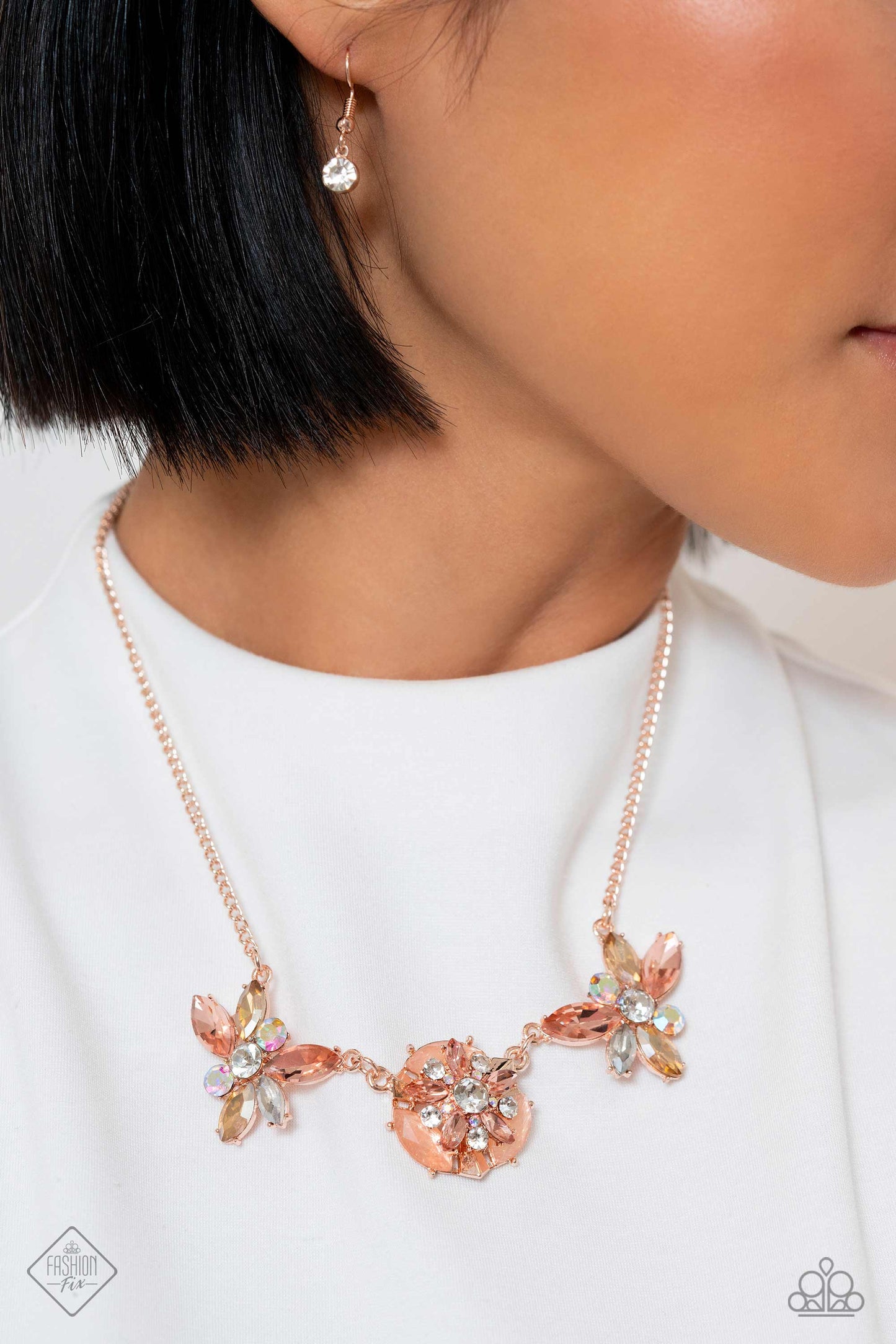 Paparazzi Accessories: Soft-Hearted Series - Rose Gold Necklace