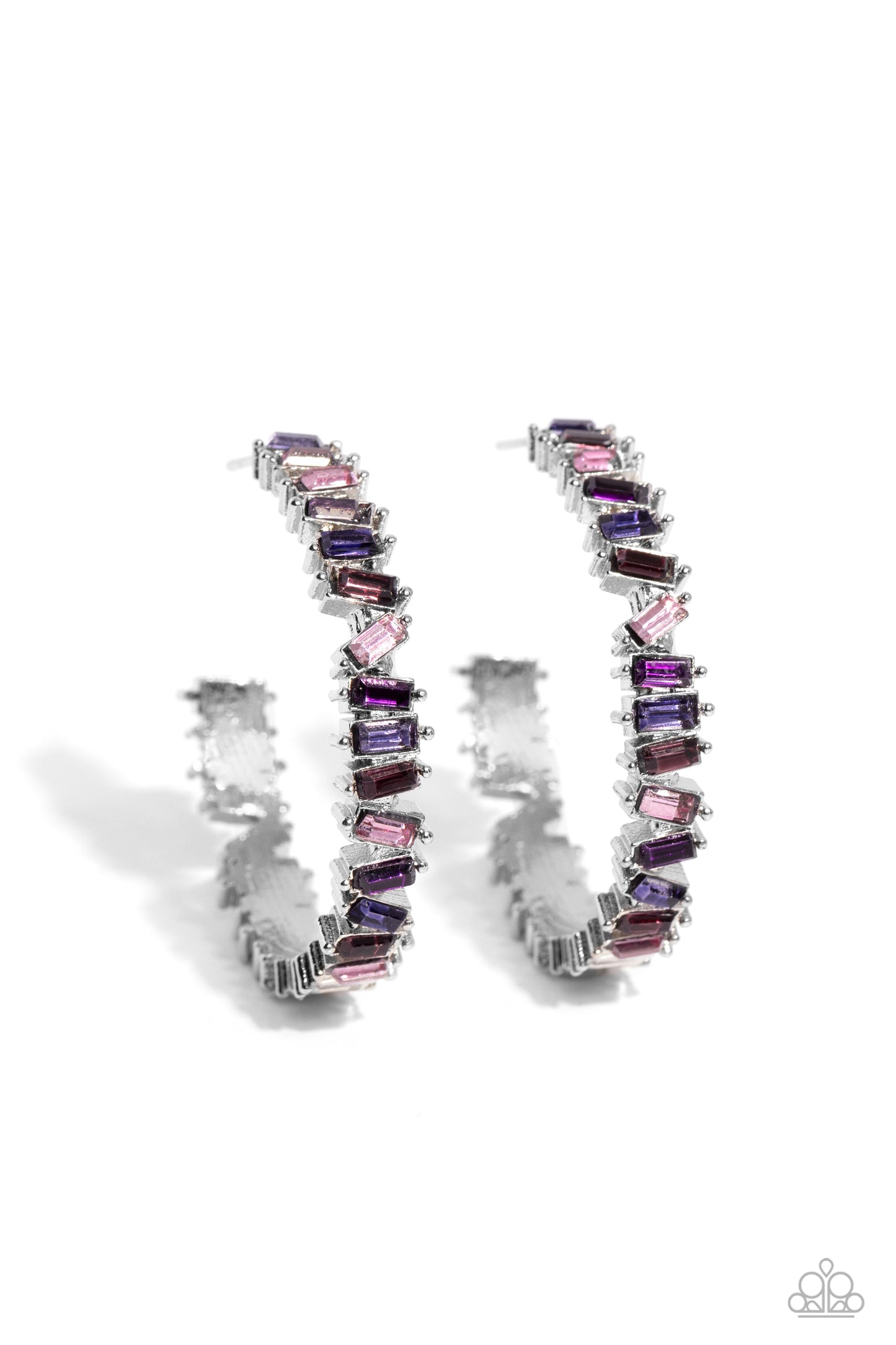 Paparazzi Accessories: Effortless Emeralds - Purple Earrings