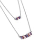 Paparazzi Accessories: Easygoing Emeralds - Purple Necklace
