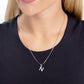 Paparazzi Accessories: Seize the Initial - Silver - N Necklace
