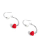 Paparazzi Accessories: Romantic Representative - Red Earrings